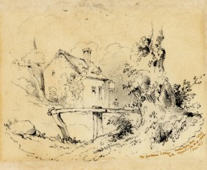 Gardener's Cottage, Under Tulse Hill (John Ruskin, 1835)